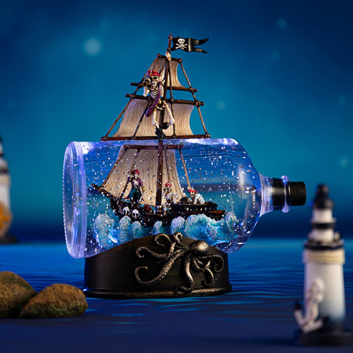 复古高级感水晶瓶音乐盒新婚音乐盒送礼女孩梦幻生日礼物乔迁摆件