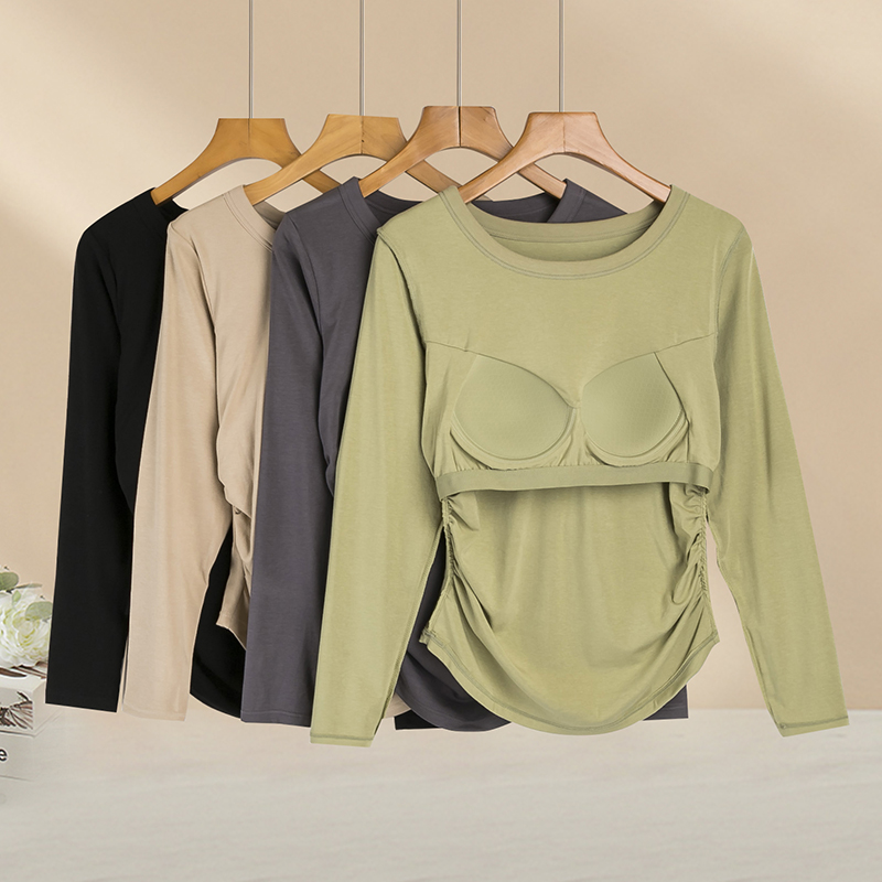 女士秋冬长袖纯色内搭