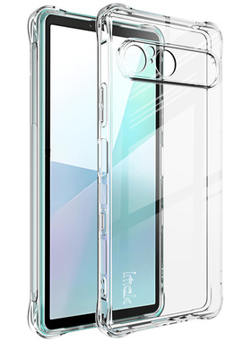 imak适用于索尼sony xperia10 VII四角气囊Xperia10VII手机壳磨砂防摔透明保护套男女新款防滑边清水硅胶软壳