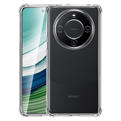 适用于华为mate60pro手机壳新款全包边mate60四角气囊防摔mate60pro+透明保护套曲面屏精孔硅胶软壳男女新款