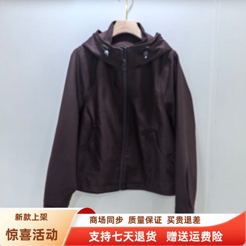 娟慕青华JM26C-W583时尚休闲拉链带帽宽松短款外套秋装2026女新款