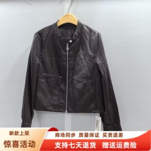 G26AP861时尚休闲宽松夹克减龄百搭PU皮衣短款外套春装2026女新款