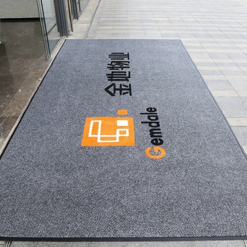 酒店地毯进门logo地垫室外门口防滑垫除尘吸水写字楼门口垫菠萝纹
