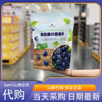 山姆代购 有机果汁蓝莓干400g  甄选长白山有机蓝莓 健康零食