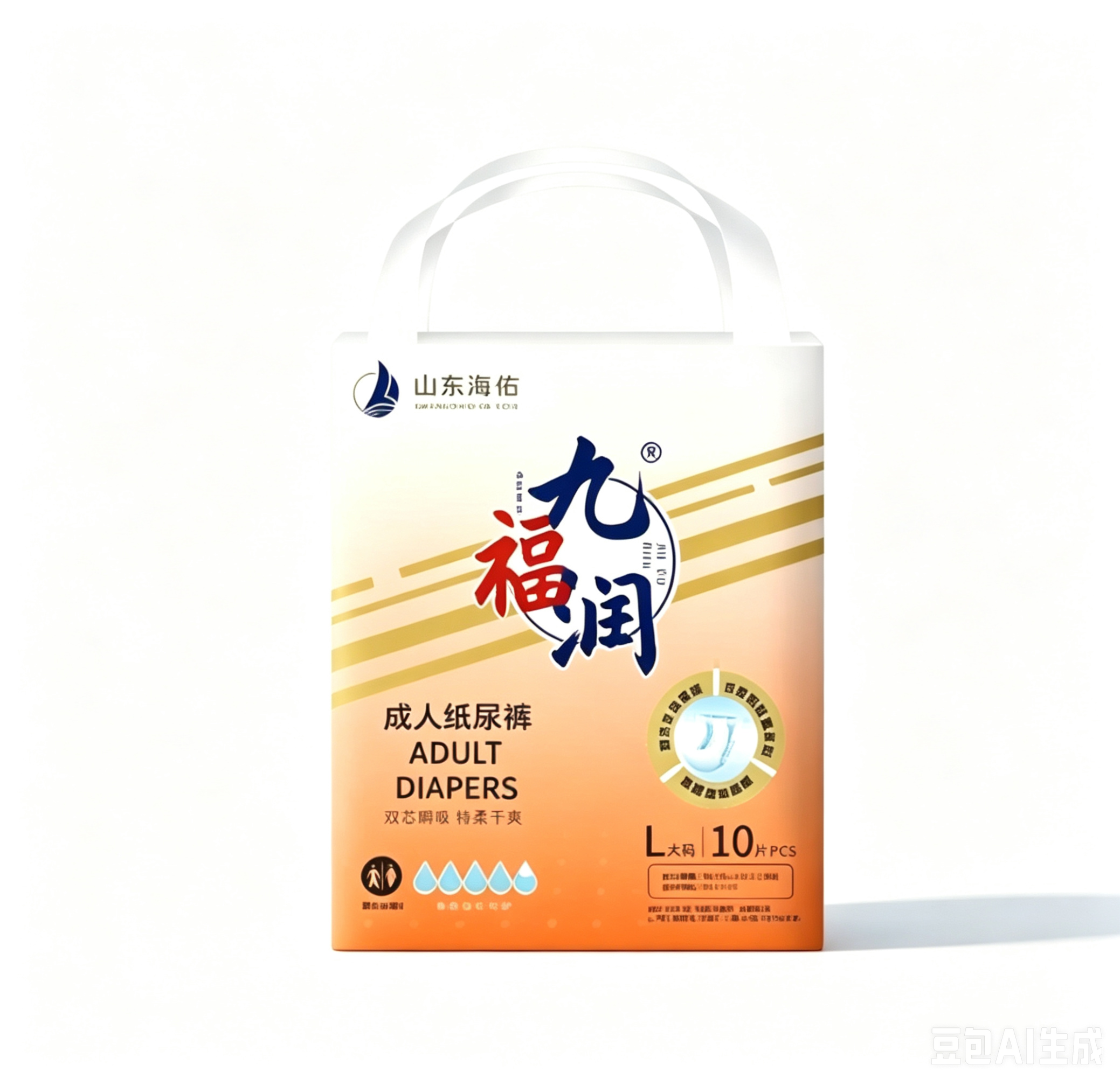 成人纸尿裤男女通用中老年人一次性尿不湿粘贴式透气纸尿裤