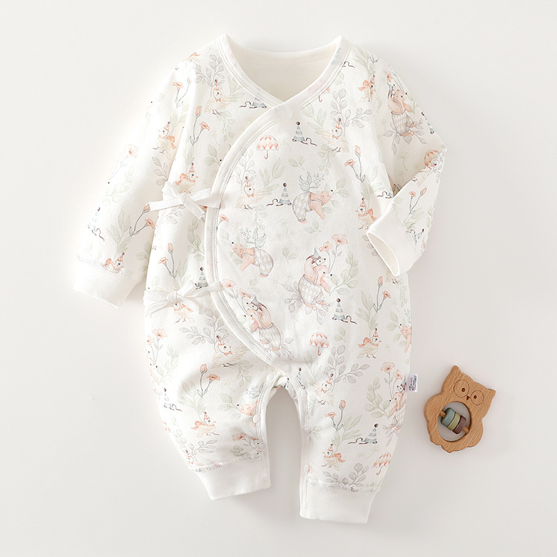 初生婴儿秋冬薄棉60g月子服52码