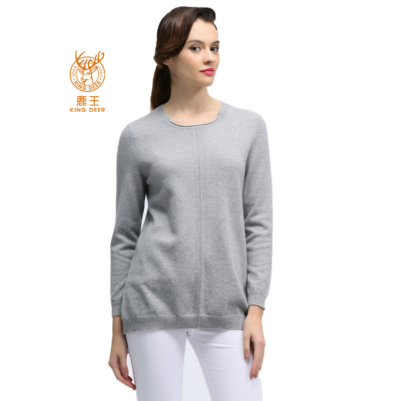 鹿王女士圆领纯山羊绒衫休闲2022年冬季黄色长袖打底针织套头特价,女装/女士精品,羊绒衫,淘宝优惠券,粉丝福利购,淘宝优惠卷