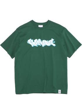 ABSURD LOGIC 荒诞逻辑 原创街头 怪念头趣味涂鸦字体宽松T恤潮牌