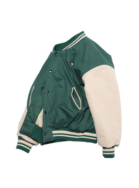 ABSURD LOGIC荒诞逻辑刺绣学院风美式复古棒球棉服加厚外套冬潮牌