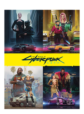 【现货】赛博朋克2077游戏设定集 The World Of Cyberpunk 2077 英文原版艺术画册 进口正版插画书周边图书籍