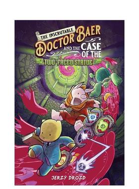【现货】神秘的贝尔博士与双面雕像案 The Inscrutable Doctor Baer and the Case of the Two-Faced Statue 原版英文儿童故事