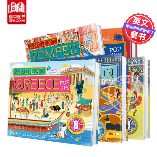 【古文明立体书】古希腊立体书 【Ancient Civilisations Pop-Ups】Ancient Greece Pop-Ups 原版英文儿童立体