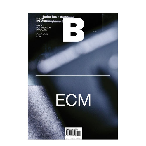 【预售】Magazine《B》 ECM唱片公司 NO.30 音乐主题 商业品牌期刊杂志 韩国英文版 善本图书