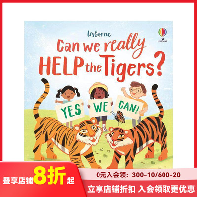 【现货】我们能帮得了老虎吗？ Can we really help the tigers? 原版英文儿童趣味 善本图书