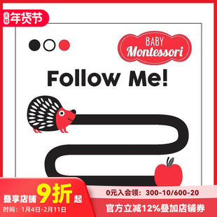 【预售】【Baby Montessori】蒙特梭利入门绘本：跟着我！ Follow Me!: A Baby Montessori Book 原版英文儿童桥梁书 善本图书