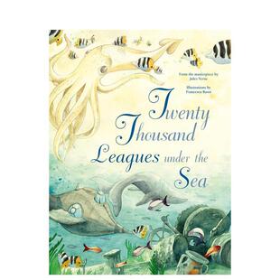 【预售】海底两万里：儒勒·凡尔纳经典改编 Twenty Thousand Leagues Under the Sea  原版英文儿童绘本