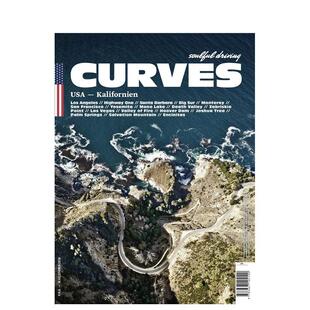 【预售】曲线之美：美国加州 Curves: USA - California 原版英文旅行 善本图书