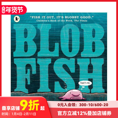 【预售】【詹姆斯·克罗珀·温莱特奖短名单】海洋之旅 Blobfish 原版英文儿童绘本 善本图书