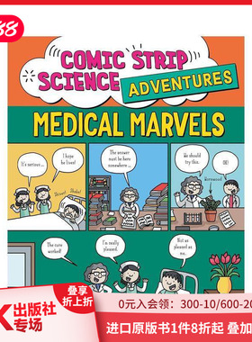 【预售】科学大冒险漫画系列：医学奇迹 Comic Strip Science Adventures: Medical Marvels 原版英文儿童漫画 善本图书