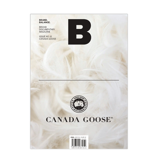 【预售】Magazine《B》 CANADA GOOSE-加拿大高斯羽绒服 2 2012年12月刊 商业品牌专题期刊杂志 韩国英文版 善本图书