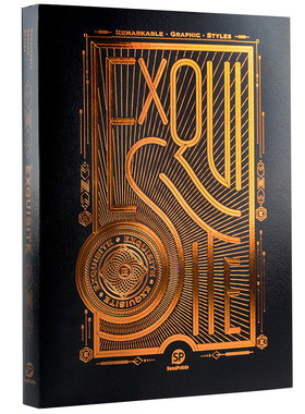 【现货】【现货】【Sendpoints】设计五感：精 Remarkable Graphic Styles--EXQUISITE 平面设计 英文原版图书书籍 善本出版图书