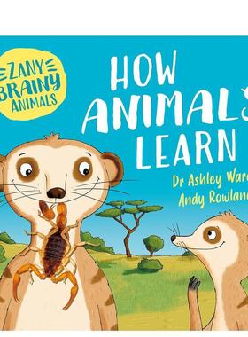 【现货】奇智动物：动物如何学习 Zany Brainy Animals: How Animals Learn 原版英文儿童绘本 善本图书