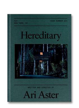 【A24电影剧本集】遗传厄运 【A24 Screenplay Collection】Hereditary Screenplay Book 原版英文生活 善本图书