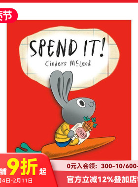 【预售】花掉它! 一本绝佳理财书 Spend It! A Moneybunny Book 原