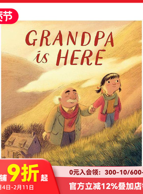 【现货】外公在这 Grandpa Is Here 进口原版英文儿童绘本 善本图书