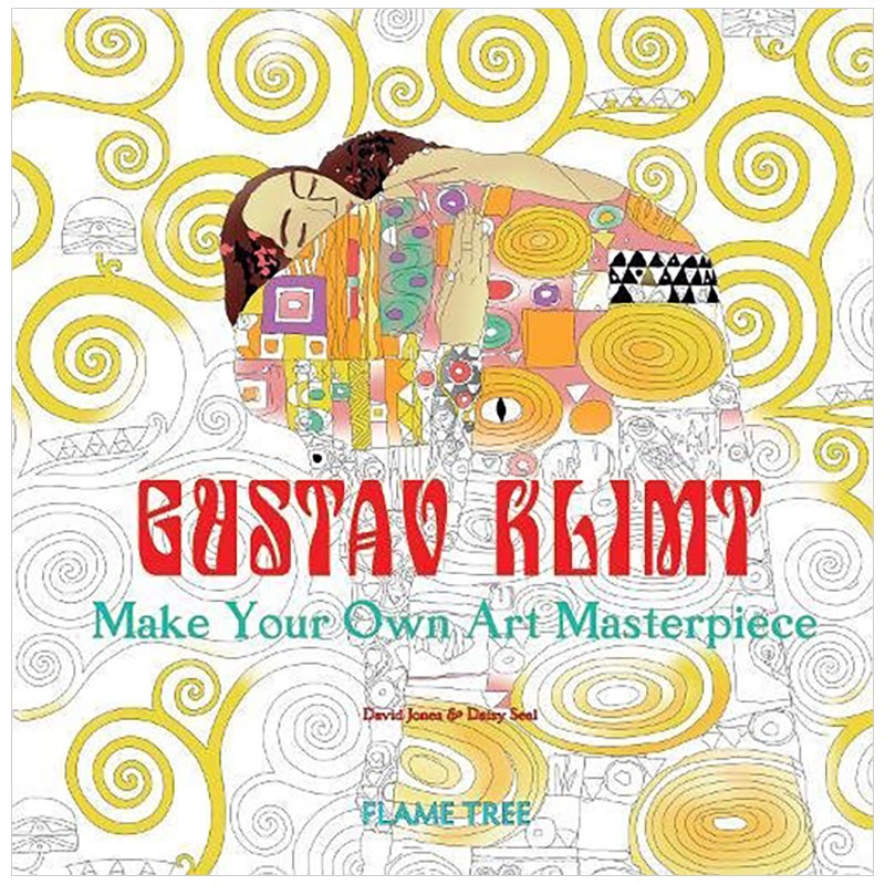 【现货】进口 克林姆特涂色书 Gustav Klimt Art Colouring Book