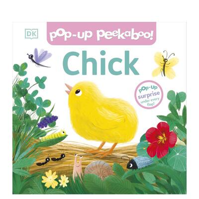【预售】【立体书】躲猫猫：小鸡 【Pop-up Peekaboo!】 Chick 原版英文儿童立体 善本图书