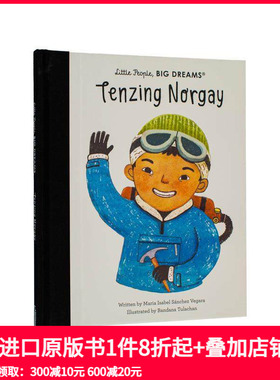 【现货】【小人物，大梦想】丹增·诺尔盖 【Little People，Big Dreams】Tenzing Norgay 原版英文儿童绘本 善本图书