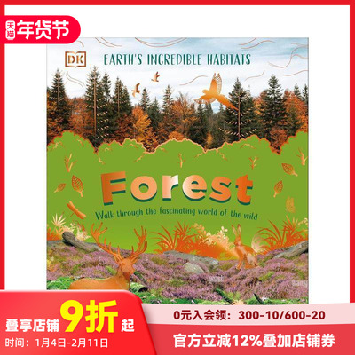 【预售】【不可思议地球栖息地】森林 【Earth's Incredible Habitats】Forest 原版英文儿童绘本 善本图书