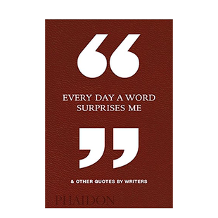 【现货】每日让我惊喜的一句话 & 作家语录 Every Day a Word Surprises Me & Other Quotes by Writers 英文励志生活 善本图书
