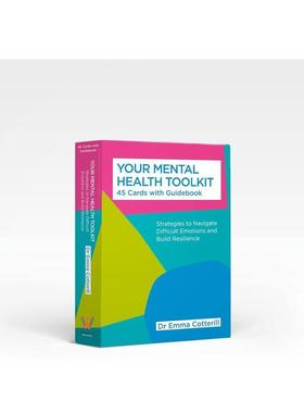 【现货】你的心理健康工具包：：45张引导困难情绪的卡片 Your Mental Health Toolkit: A Card Deck 原版卡牌 善本图书