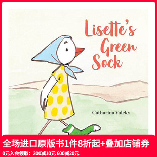 绿袜子 6岁 Lisette’s 儿童绘本 英文原版 李斯特 Sock Green 现货