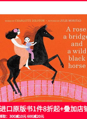 【现货】玫瑰/桥/黑色野马  纽约时报十佳绘本得主Julie Morstad A Rose  a Bridge  and... 原版英文儿童绘本 善本图书