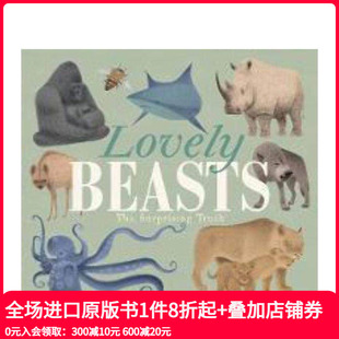 动物 可爱 Lovely Beasts 英文儿童绘本 原版 现货