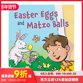 Easter Eggs Matzo and 复活节彩蛋和马佐球 原版 Balls 预售 英文儿童绘本 善本图书
