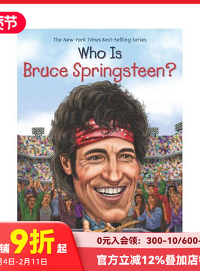 【预售】布鲁斯·斯普林斯汀是谁?Who Is Bruce Springsteen?英文原
