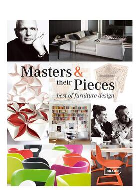 【预售】大师和他们的作品：好的家具设计 Master & Their Pieces: Best of Furniture Design 原版英文工业产品设计 善本图书