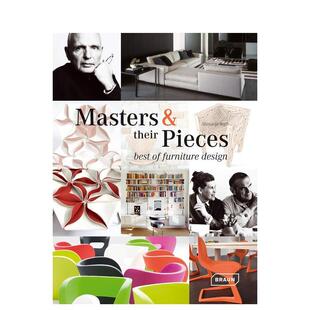 【预售】大师和他们的作品:好的家具设计 Master & Their Pieces: Best of Furniture Design 原版英文工业产品设计 善本图书
