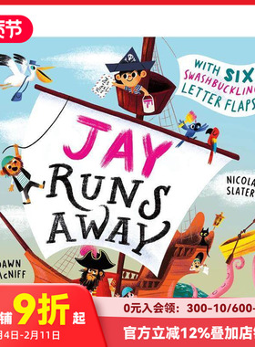 【预售】杰伊离家记 Jay Runs Away 原版英文儿童绘本