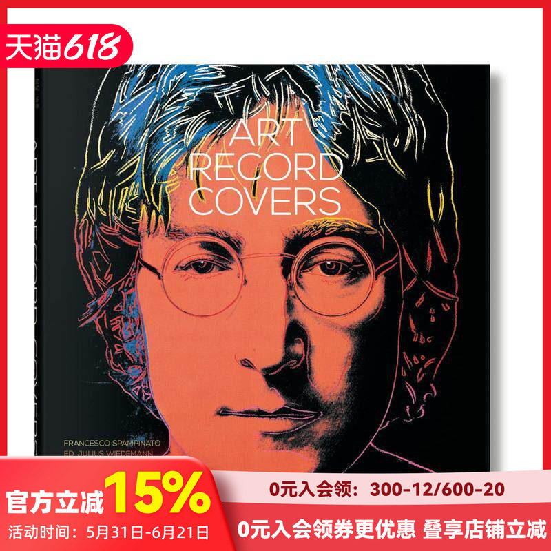 【现货】[TASCHEN]Art Record Covers，艺术唱片封面 英文原版正版艺术图书 平面设计