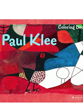 【预售】保罗·克利涂色书Paul Klee Coloring Book 英文原版儿童艺术启蒙