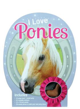 【现货】I Love Ponies 我喜欢：小马 儿童游戏套装 英文原版亲子互动适合3-6岁