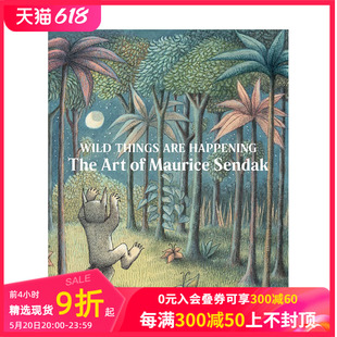 野兽出没：莫里斯·桑达克 善本图书 The Things Wild 艺术 Art Happening Maurice 画册画集 Are Sendak 英文原版 现货