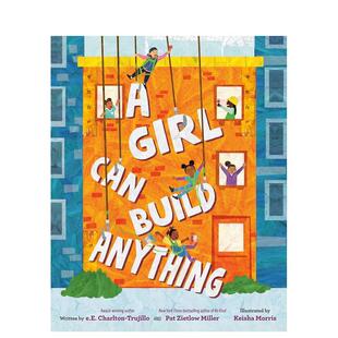 Girl 原版 预售 英文儿童绘本 Anything 女孩无所不能 Build Can