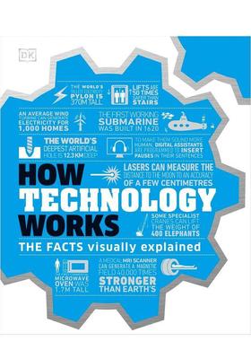 【现货】【DK万物运转原理】技术运作原理 【DK How Stuff Works】How Technology Works 原版英文社会科学
