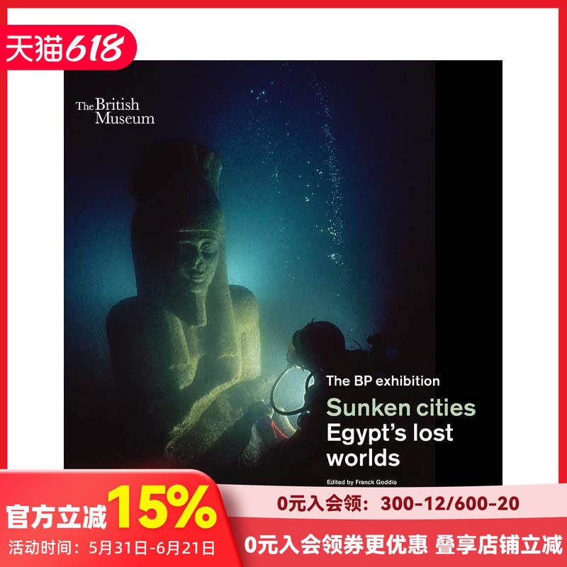 【现货】沉没的城市：埃及遇见希腊 Sunken Cities: Egypt's Lost Worlds 原版英文人文历史进口原版善本图书